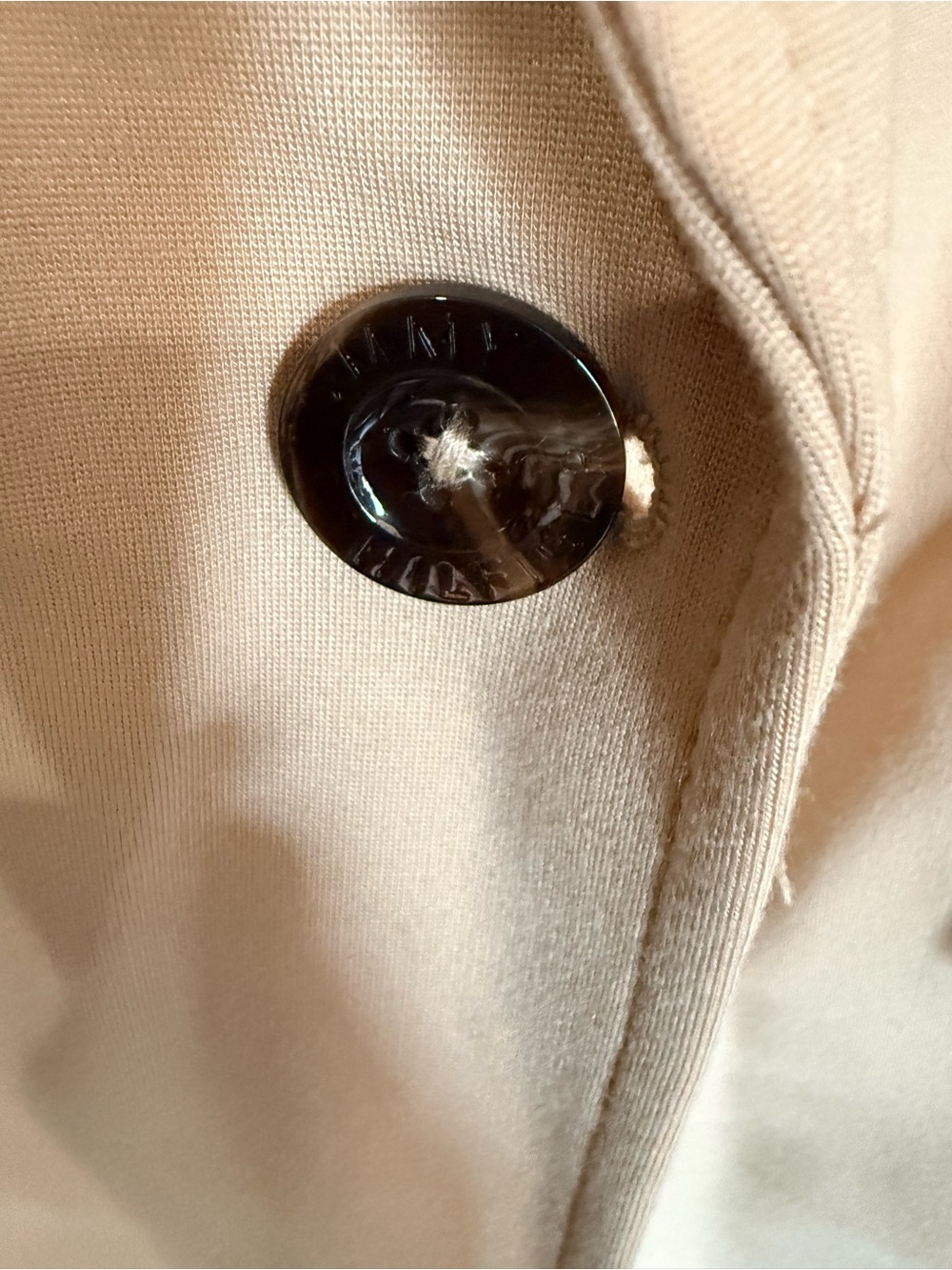Tommy Hilfiger Beige Single-Button Tailored Blazer Size 12 - Picture 9 of 9